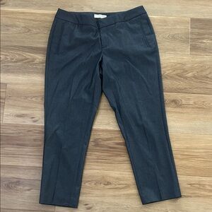 Coldwater Creek Heathered Blue River Fit cropped Trousers 8